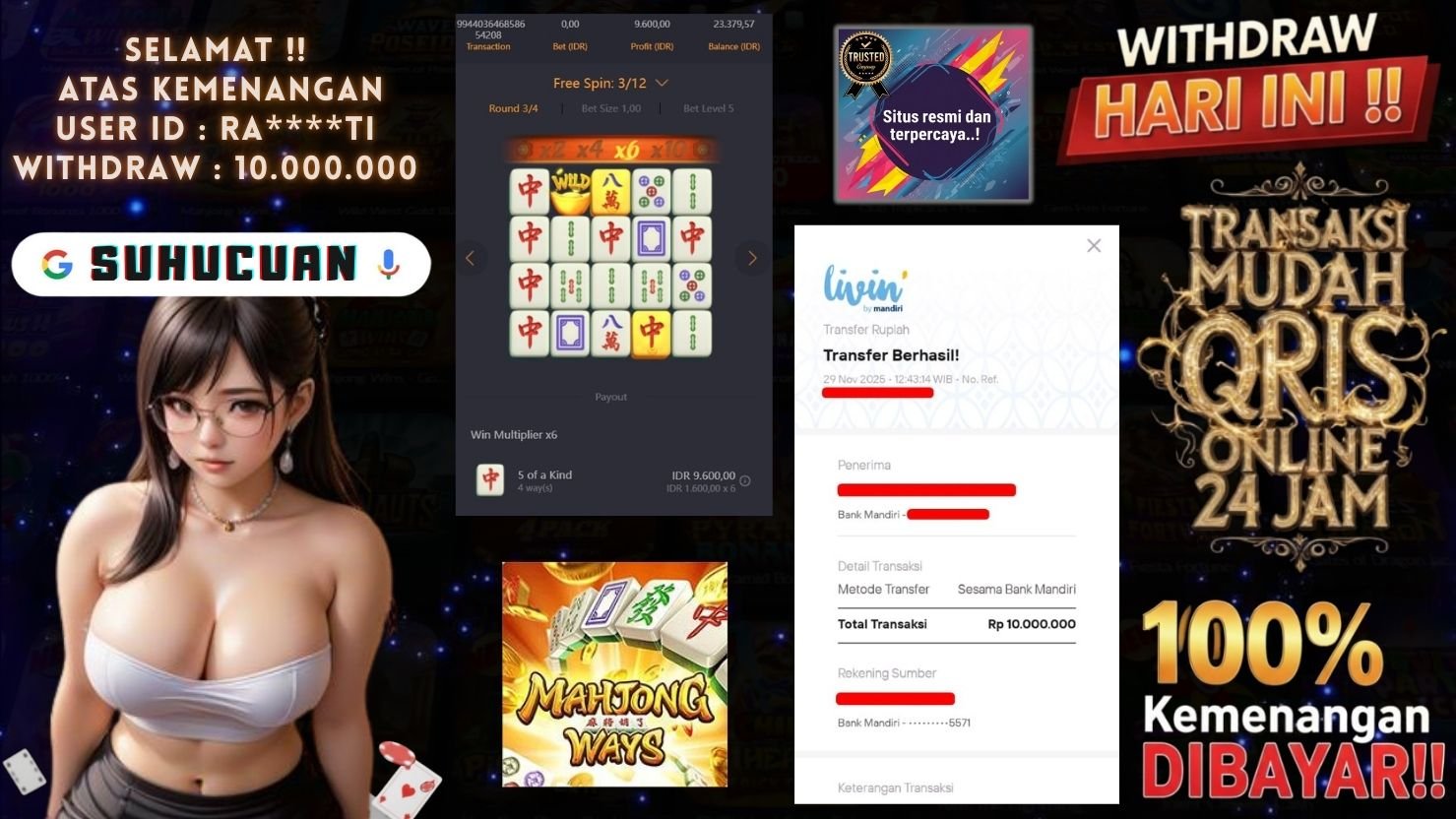 SUHUCUAN JACKPOT SLOT MAHJONG WAYS